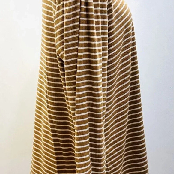 NWT CROFT & BARROW Women Long Sleeve Pullover High Neck Striped Brown Shirt 2X - Picture 6 of 15